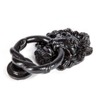 Lion Head Black Door Knocker