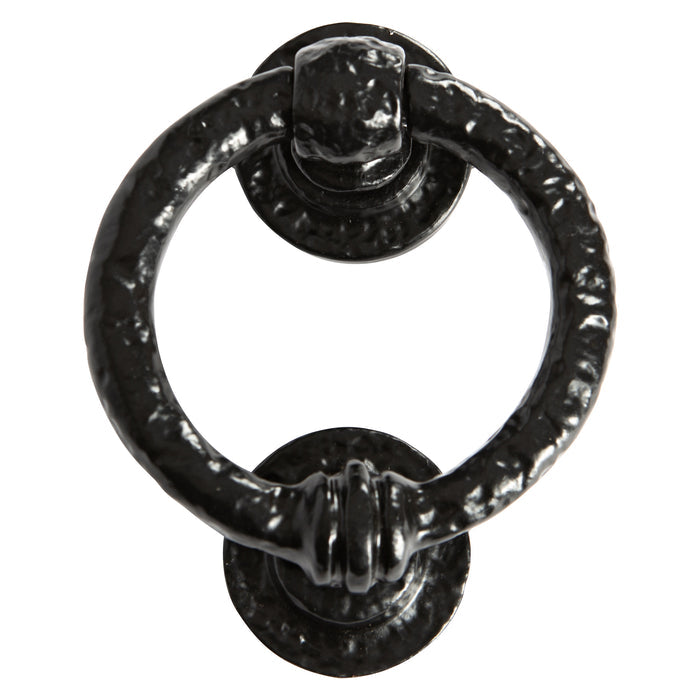Ring Door Knocker Black
