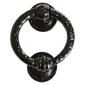 Ring Door Knocker Black