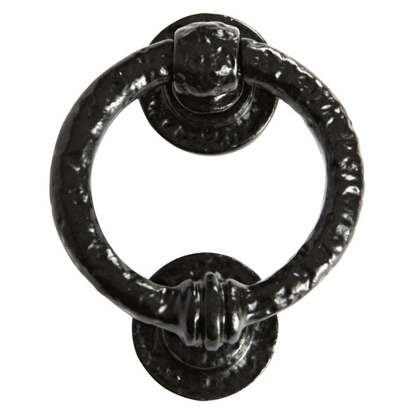 Ring Door Knocker Black