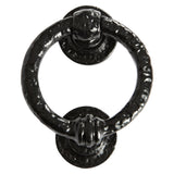 Ring Door Knocker Black