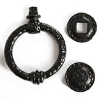 Ring Door Knocker Black