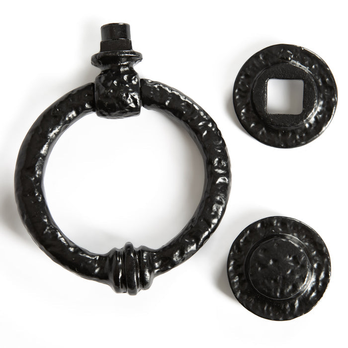 Ring Door Knocker Black