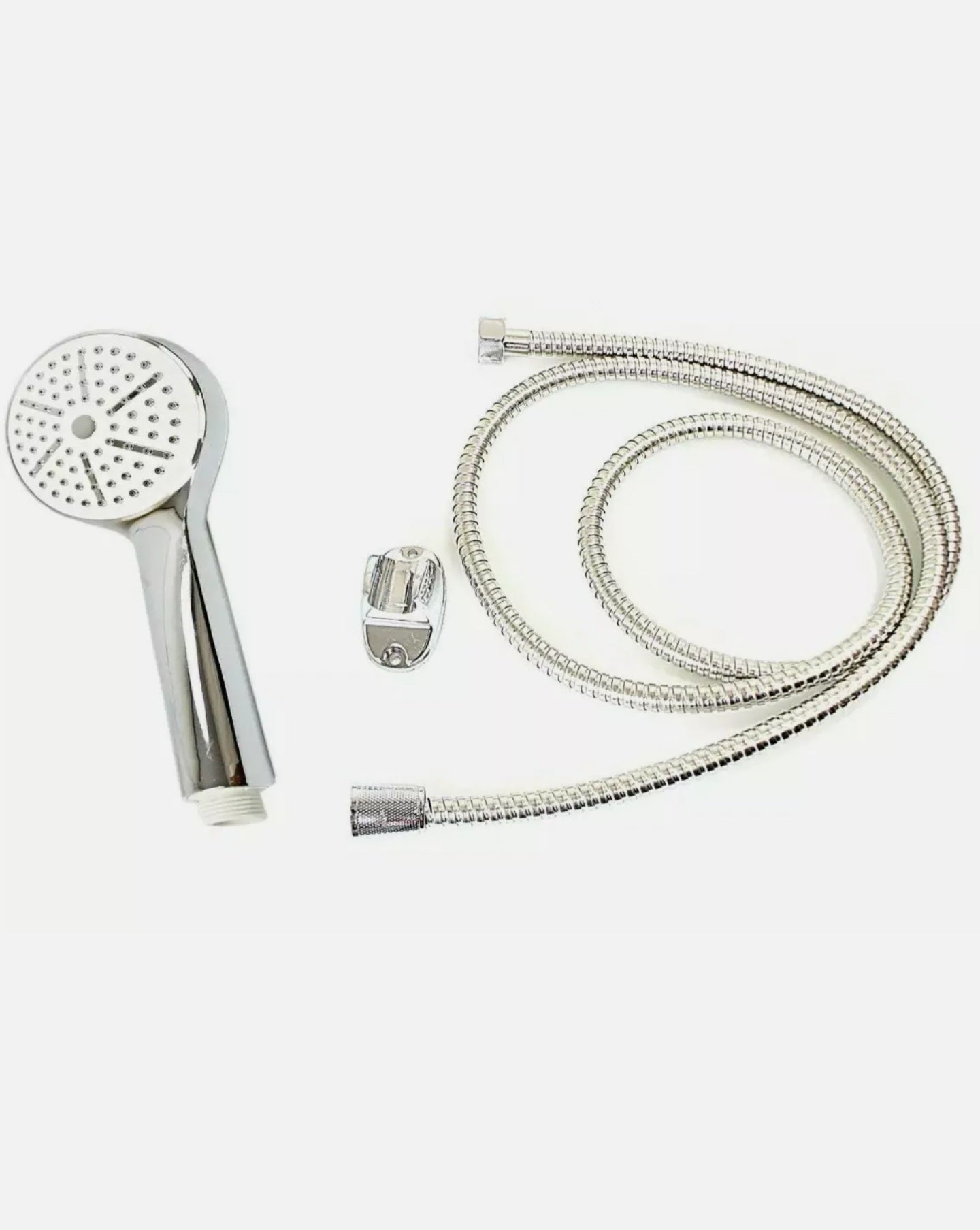 Shower Head Universal Multi Function Chrome Handset Hose 1.8m ABS Set